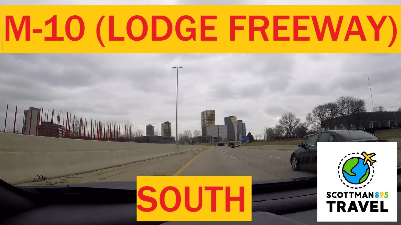 Driving with Scottman895: M-10 South (LODGE FREEWAY)
