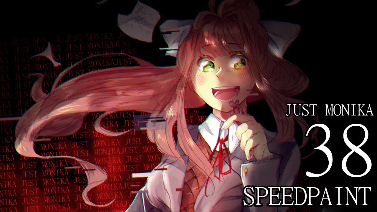 SPEEDPAINT - Doki Doki Literature Club! [MONIKA]