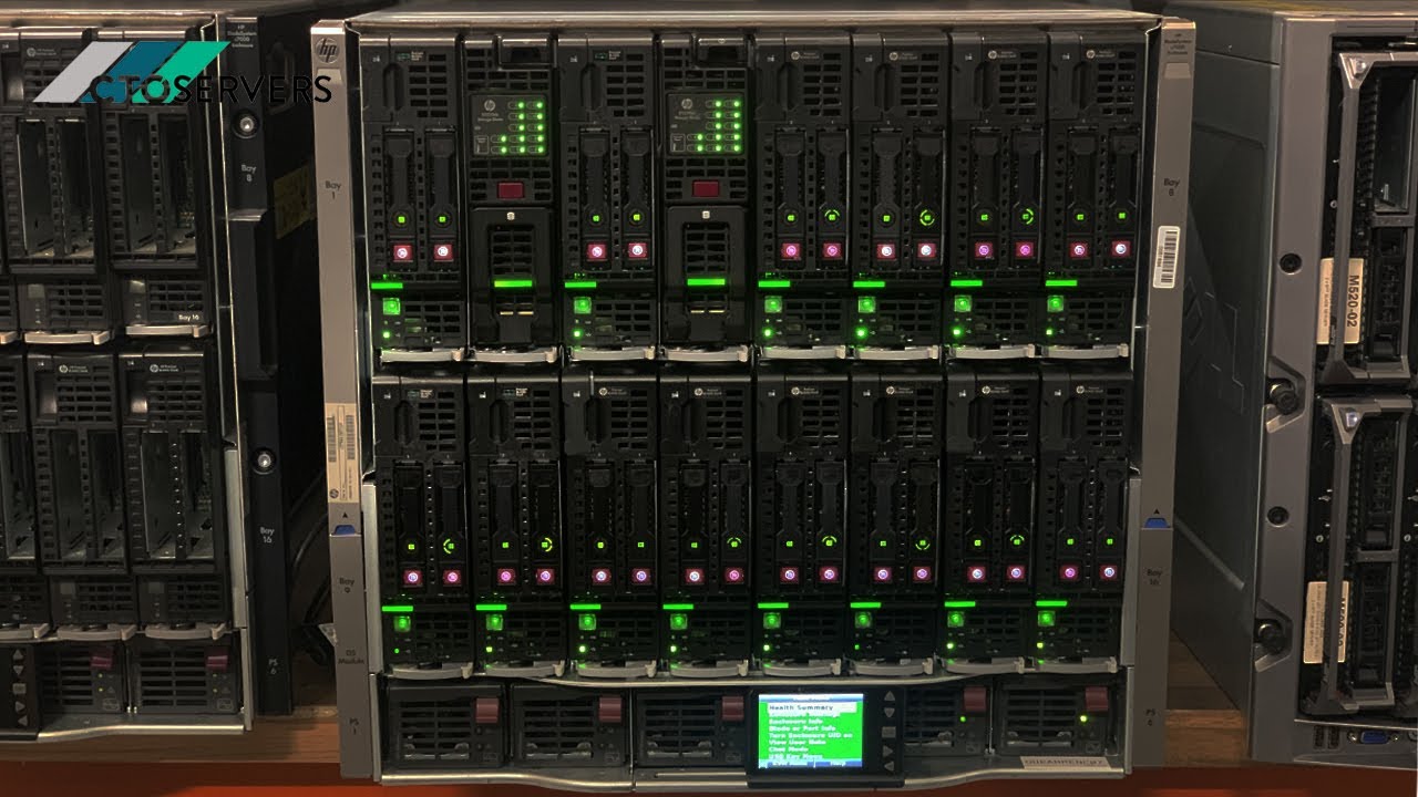 HPE BladeSystem c7000, блейд-серверы BL460c Gen9 + блейд-сервер D2220sb. Proxmox / ESXI VE @CTOSE...