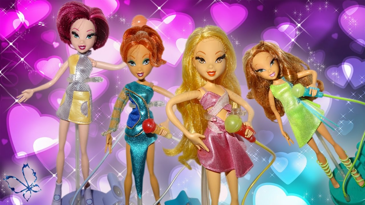 Winx Club Singsational French Mattel Doll Collection