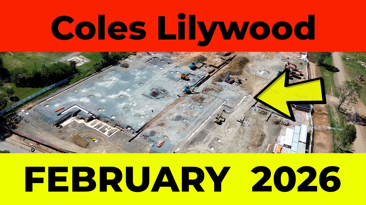 Coles Lilywood Village Construction Progress – February 2026 – Drone 4K