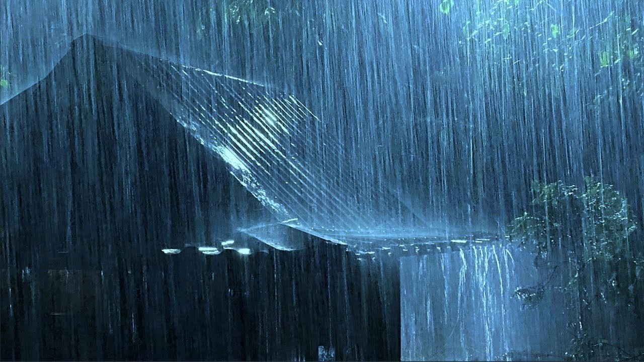 Beat stress by sleeping instantly: Heavy Rain on Tin Roof & Rolling Thunder