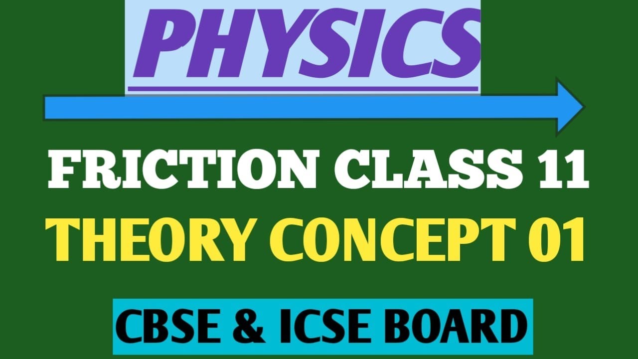 FRICTION CONCEPT 01 [CLASS 11]
