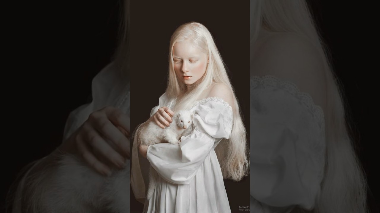 Albinism😍#beauty #rare #runway #trending #shorts #youtubeshorts #viral