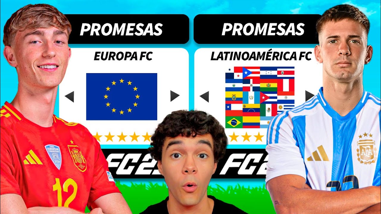¡PROMESAS DE EUROPA vs PROMESAS DE LATINOAMÉRICA en FC 25!
