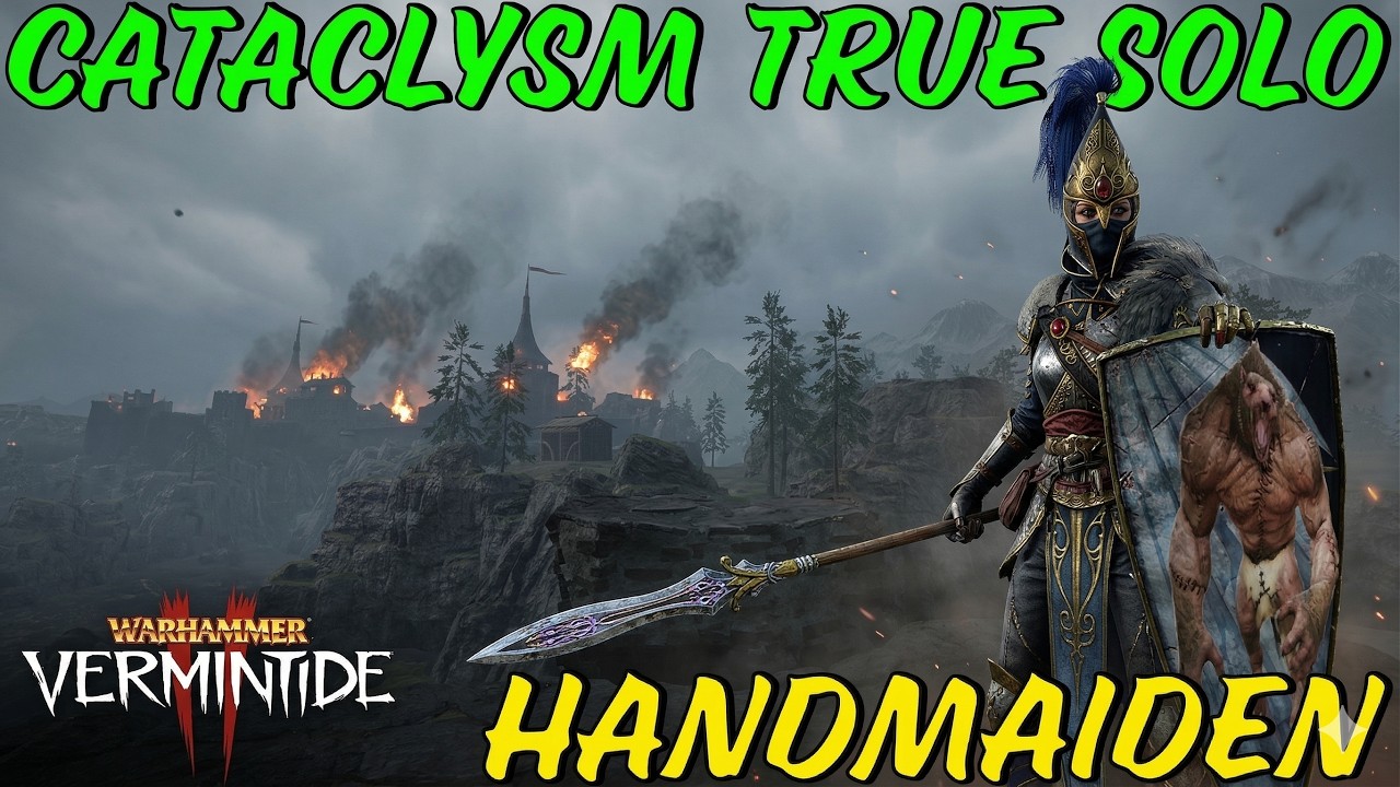 Handmaiden - Cataclysm True solo - Spear Shield/Moonfire - Fort Brachsenbrucke - Vermintide 2