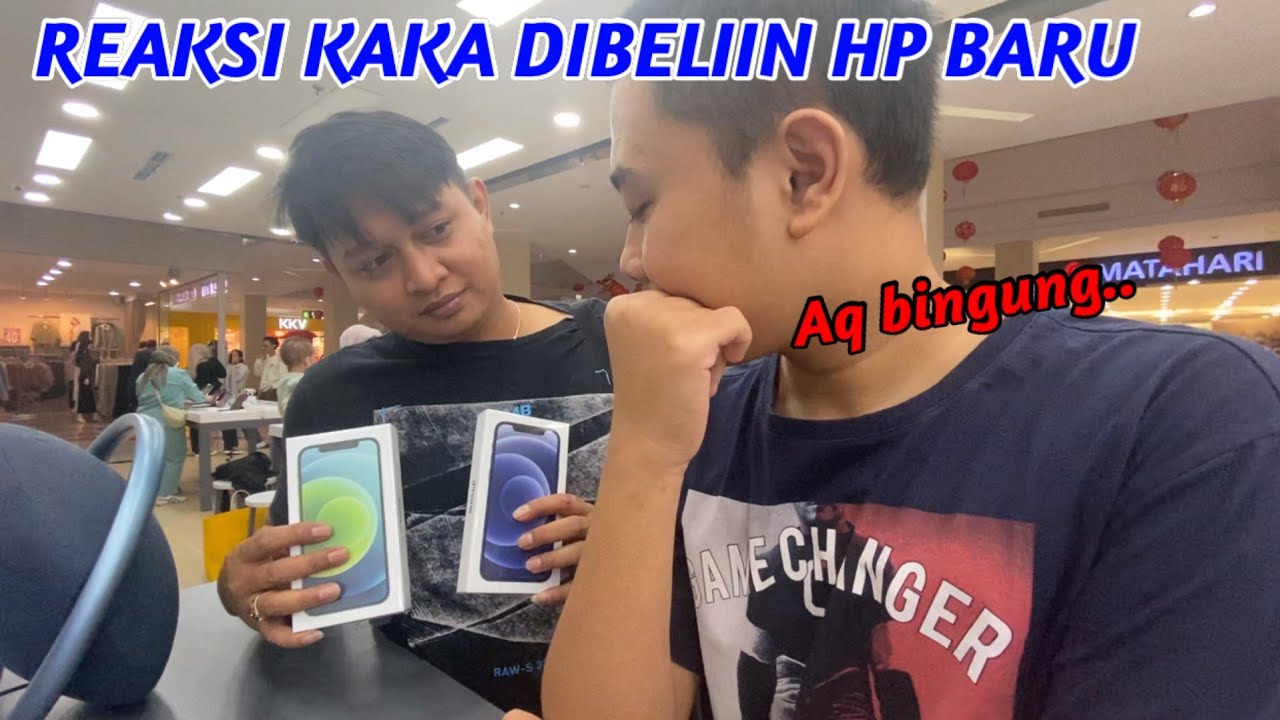 REAKSI KAKA DIBELIIN HP BARU