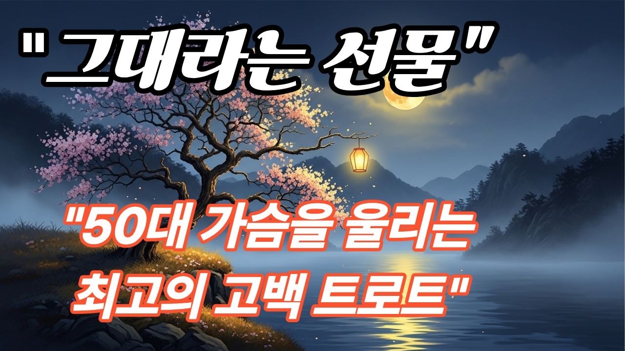 그대라는선물 #인생고백 #감성트로트 #50대음악 #중년감성 #사랑노래 #트로트신곡 #힐링곡 #인생곡 #트로트발라드 #성인가요 #부모님선물 #황혼의사랑