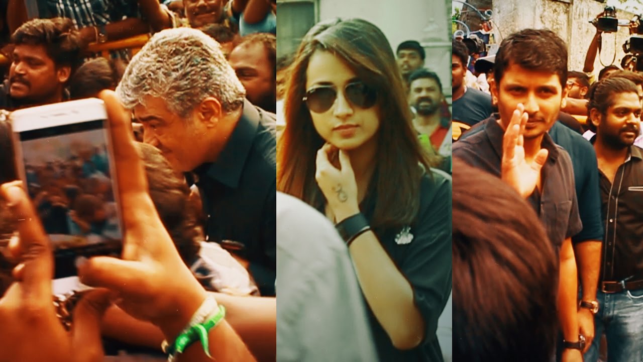 Movie stars at the Silent Jallikattu protest | Latest Coverage