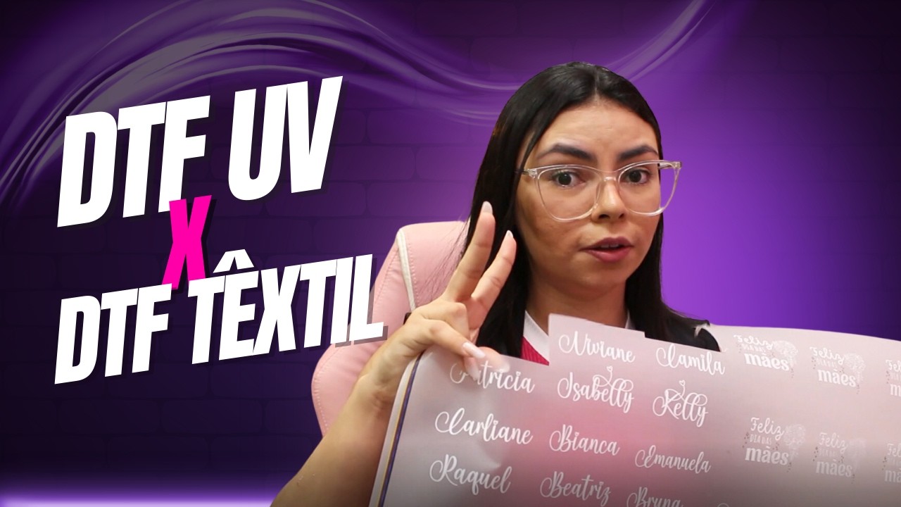 DTF UV x DTF Têxtil: Como Funciona