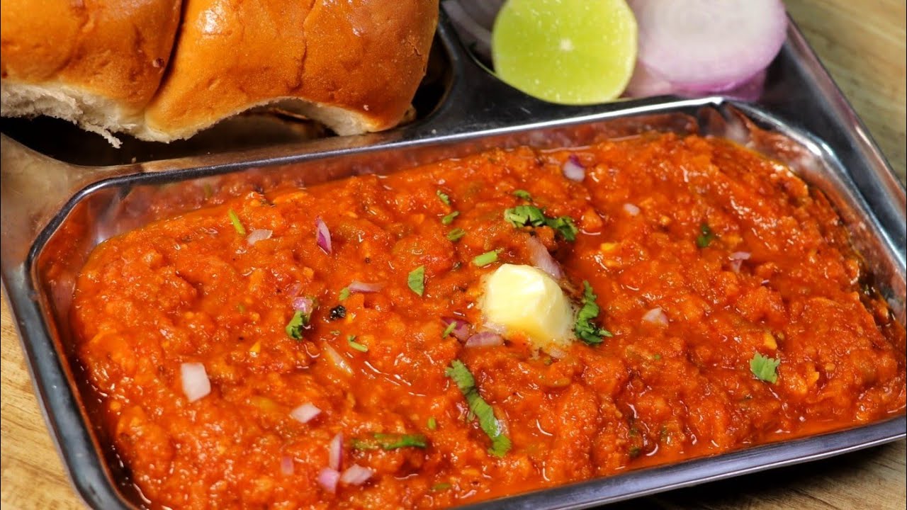 बाज़ार जैसी पाव भाजी बनाने की विधि - बिना तवा - Mumbai style pav bhaji recipe, How to make Pav Bhaji