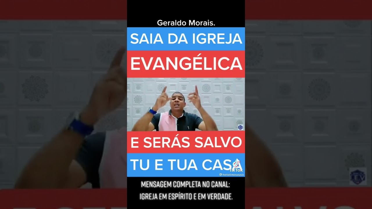 Igreja evang&eacute;lica, a grande mentira