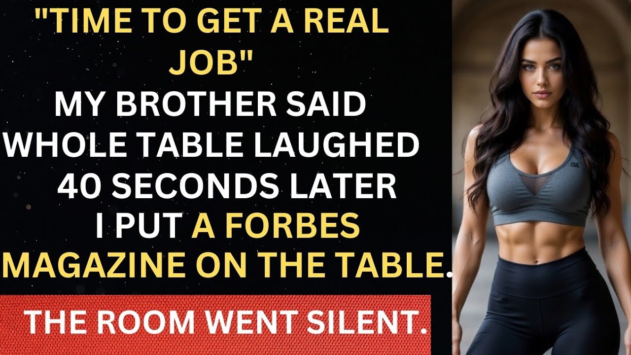 At My Parents' Anniversary My Brother Told Me to Get a Real Job — So I Showed Him My Forbes Cover