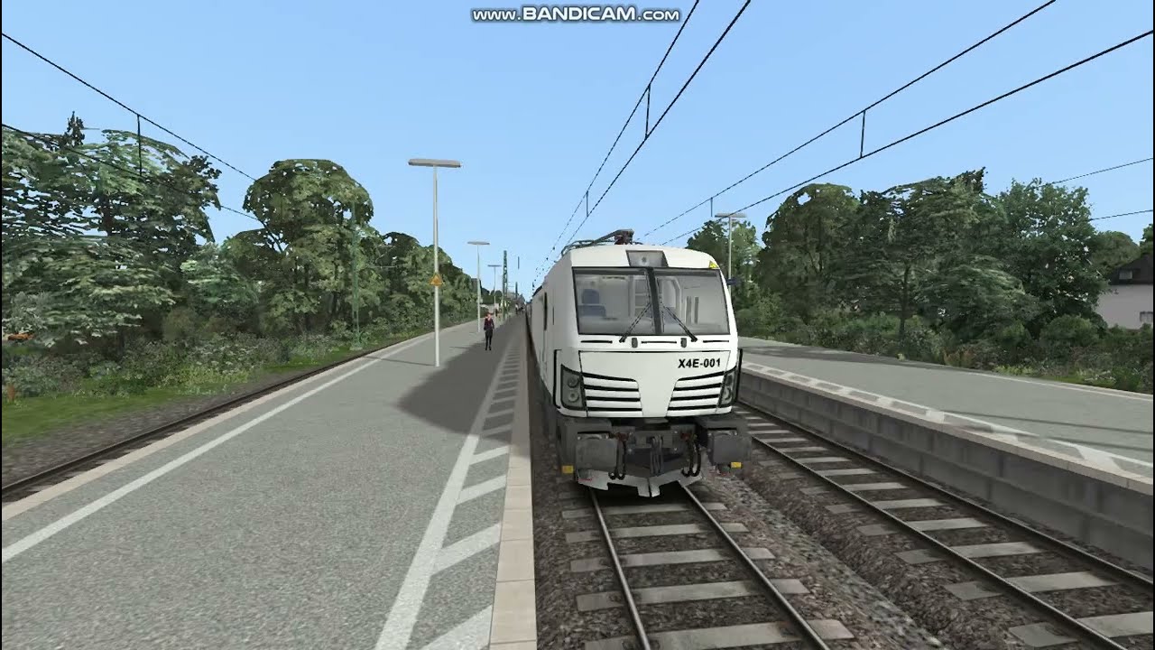 تجربه جرار البضايع الاليكتريك simenis داخل الكابينه اثناء تشغيله داخل المحاكه train simulator