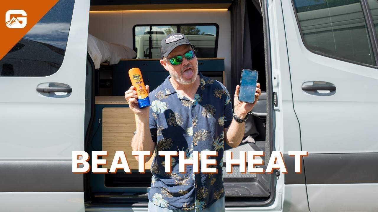 How to Stay Cool in a Camper Van — Insulation, AC & Fan Test