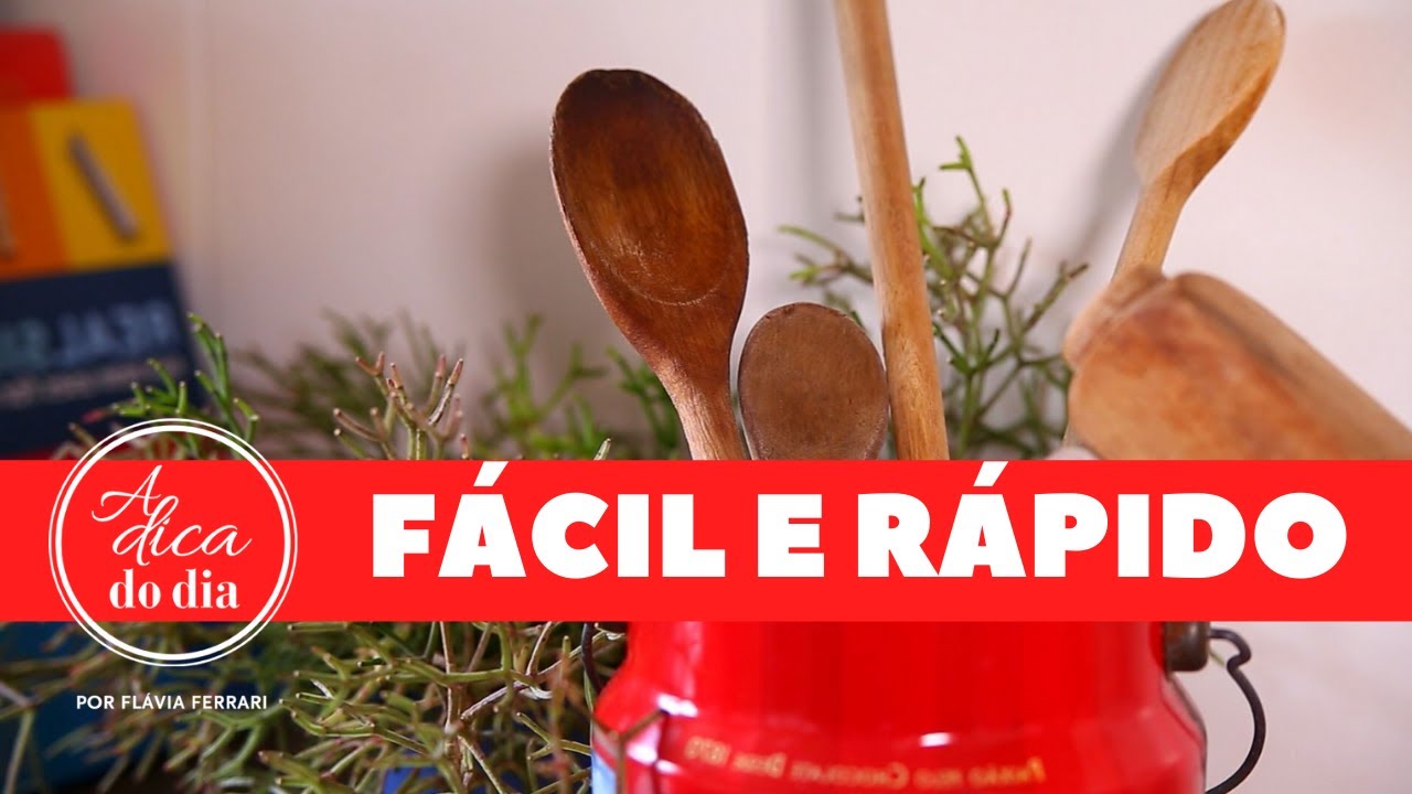 COMO HIGIENIZAR COLHER DE PAU | FLÁVIA FERRARI