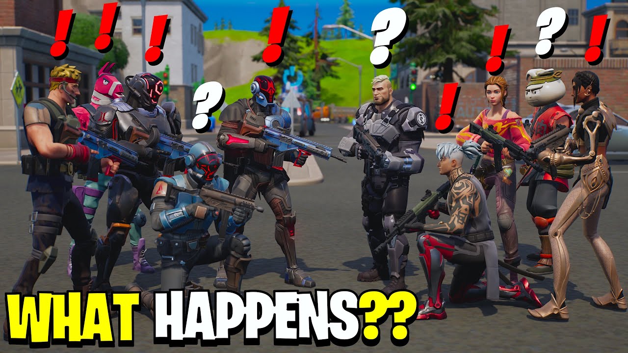 Что произойдет, если ВСЕ 23 босса встретятся в Fortnite Глава 3!
