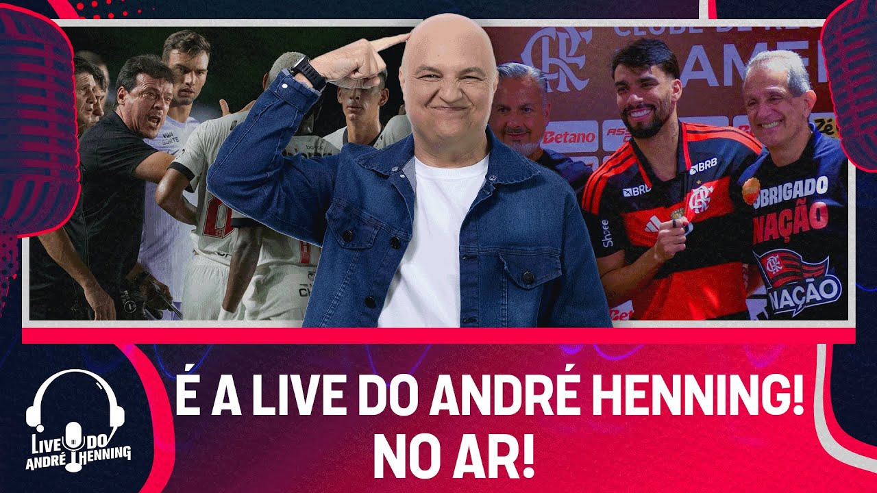 LIVE DO ANDRÉ HENNING: VASCO EMPATA COM O MADUREIRA, PAQUETÁ APRESENTADO, CR7 SE RECUSA A JOGAR E +