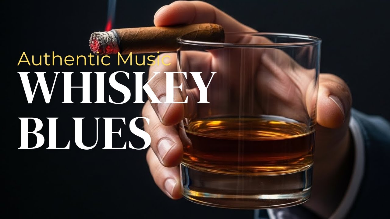 WHISKEY BLUES BACKGROUND | SMOKE & GUITAR VIBE | MIND CALM 🥃😌
