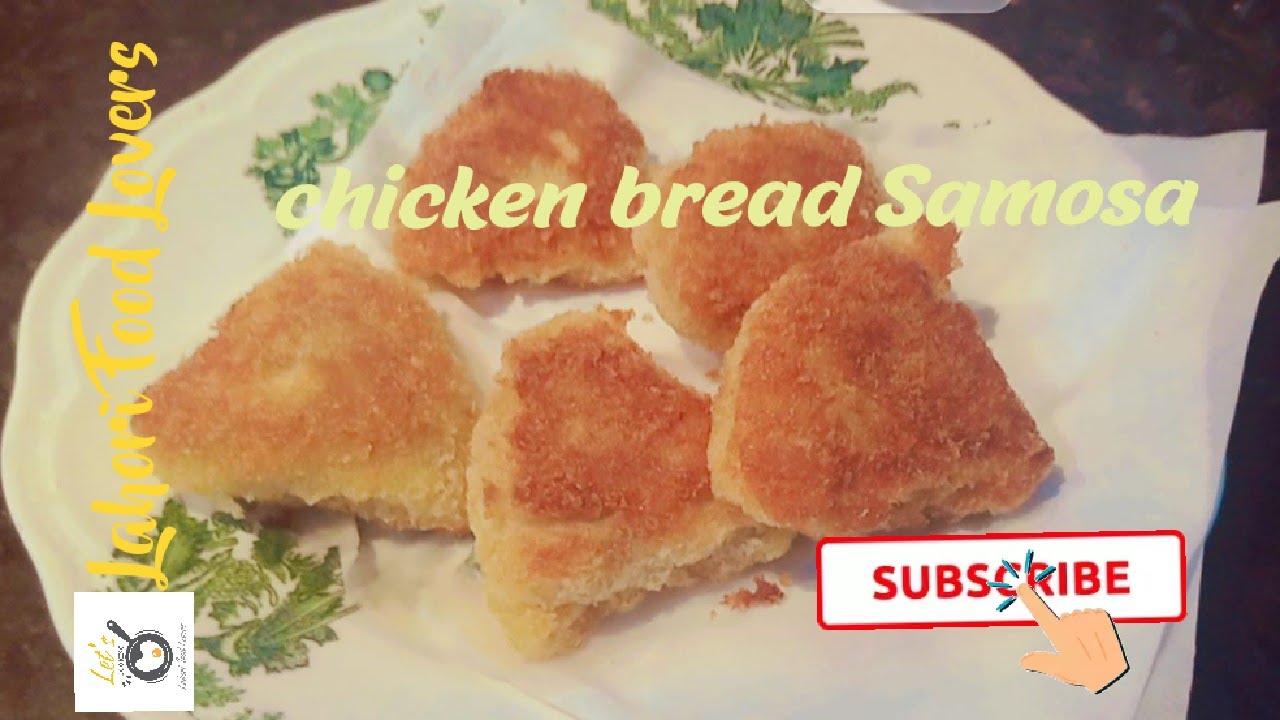 Chicken bread samosa | Easy and Delicious | Lahori Food Lovers