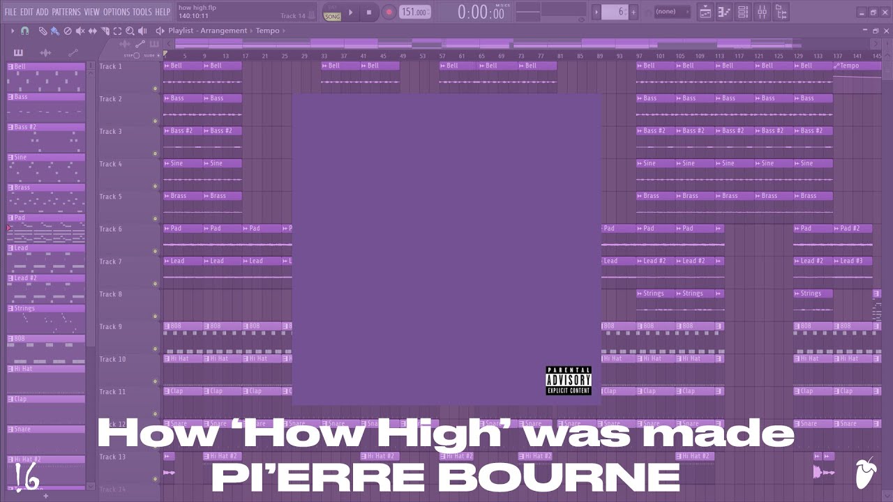 Pi'erre Bourne - How 'How High' was made (FL Studio)