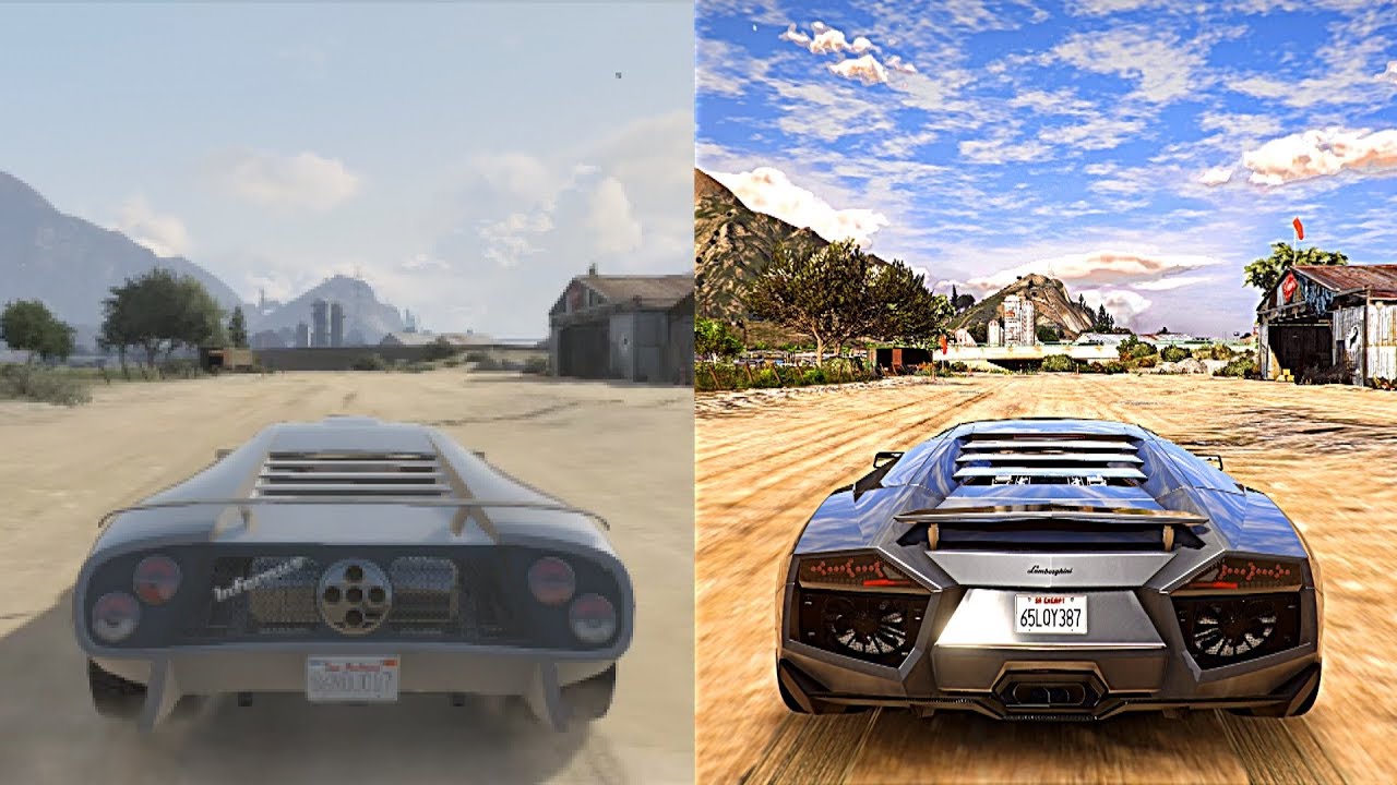 ►GTA 5 Xbox 360 vs Ultra Realistic 4K 60FPS PC Graphics | 2018 REDUX Gameplay!