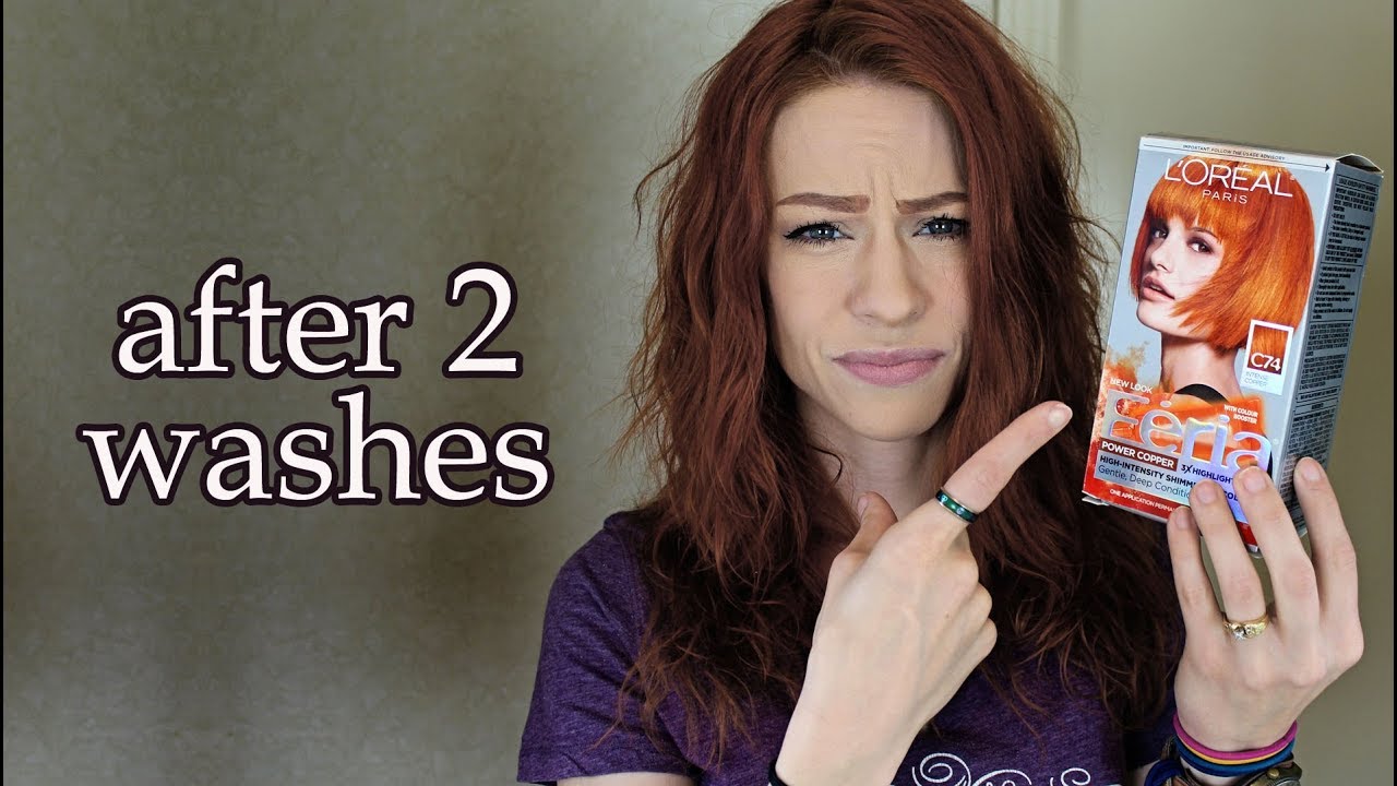 Feria Intense Copper after 2 washes! How Long Does This Dye Last?