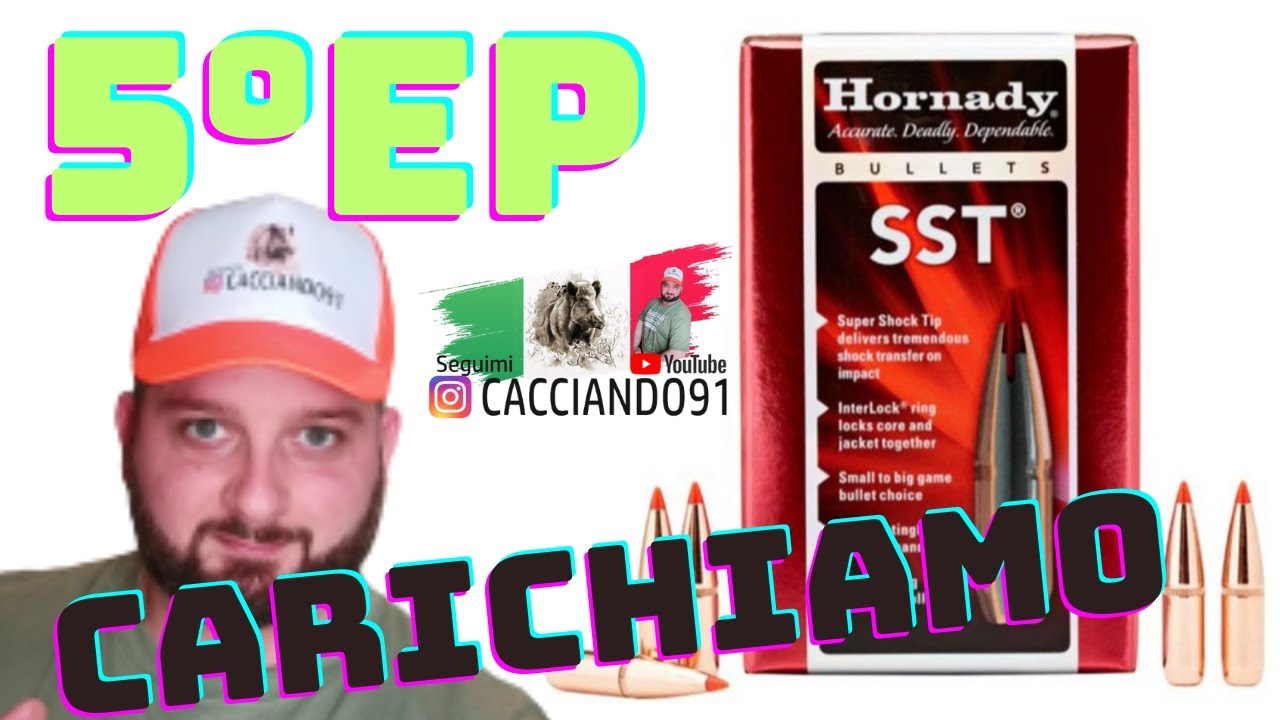 RICARICA Cal. 30.06 - con palla Hornady SST da 165 grani e Polvere N550 Vihtavuori