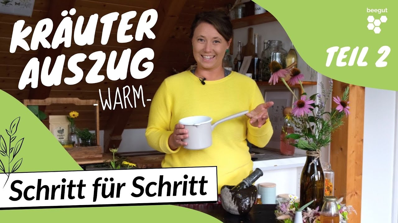 Kräuterauszüge (Mazerate) selber machen mit dem WARMEN Ölauszug  (Teil 2/2)