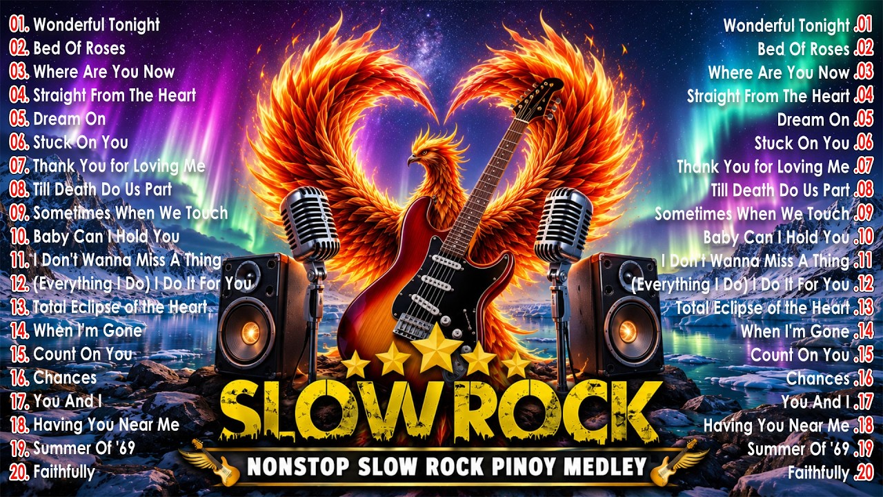 Slow Rock Love Songs Collection 70s 80s 90s 🎶 Nonstop Slow Rock Pinoy Medley 💕 Best Luamang Tugtugin