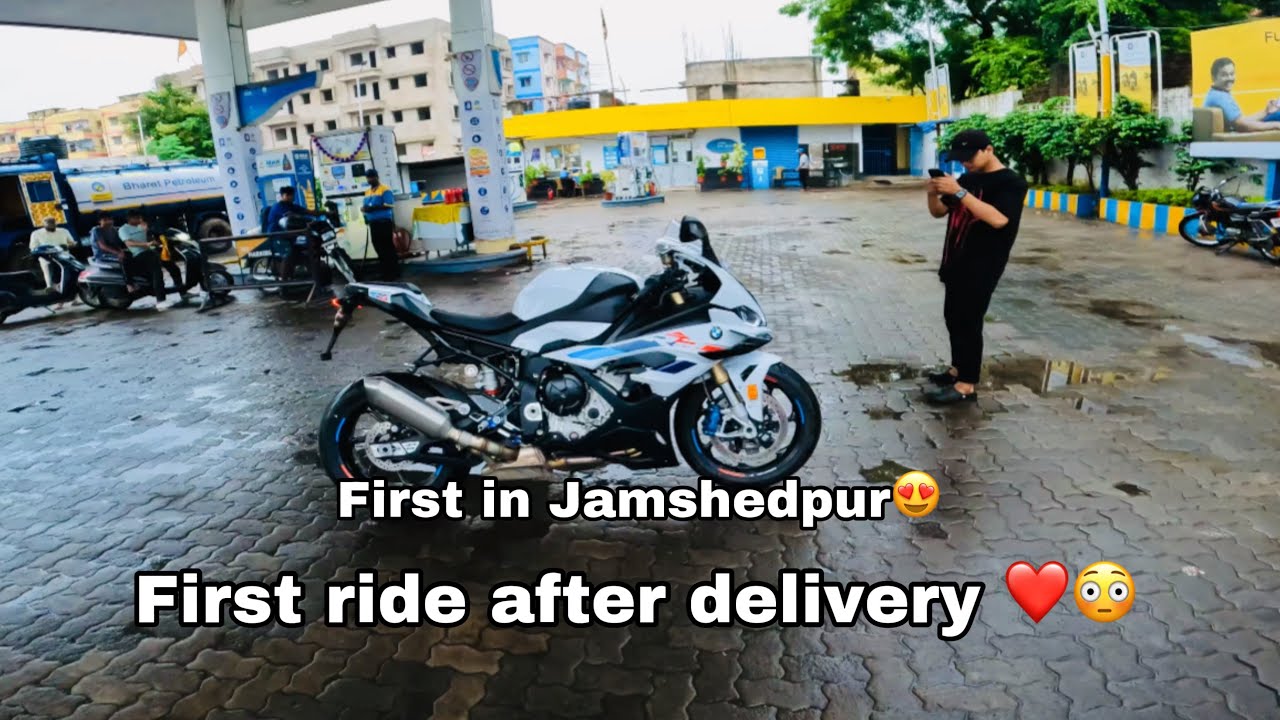 FIRST RIDE AFTER DELIVERY, S1000RR IN JAMSHEDPUR😍❤️ || TEN STUNT RIDER