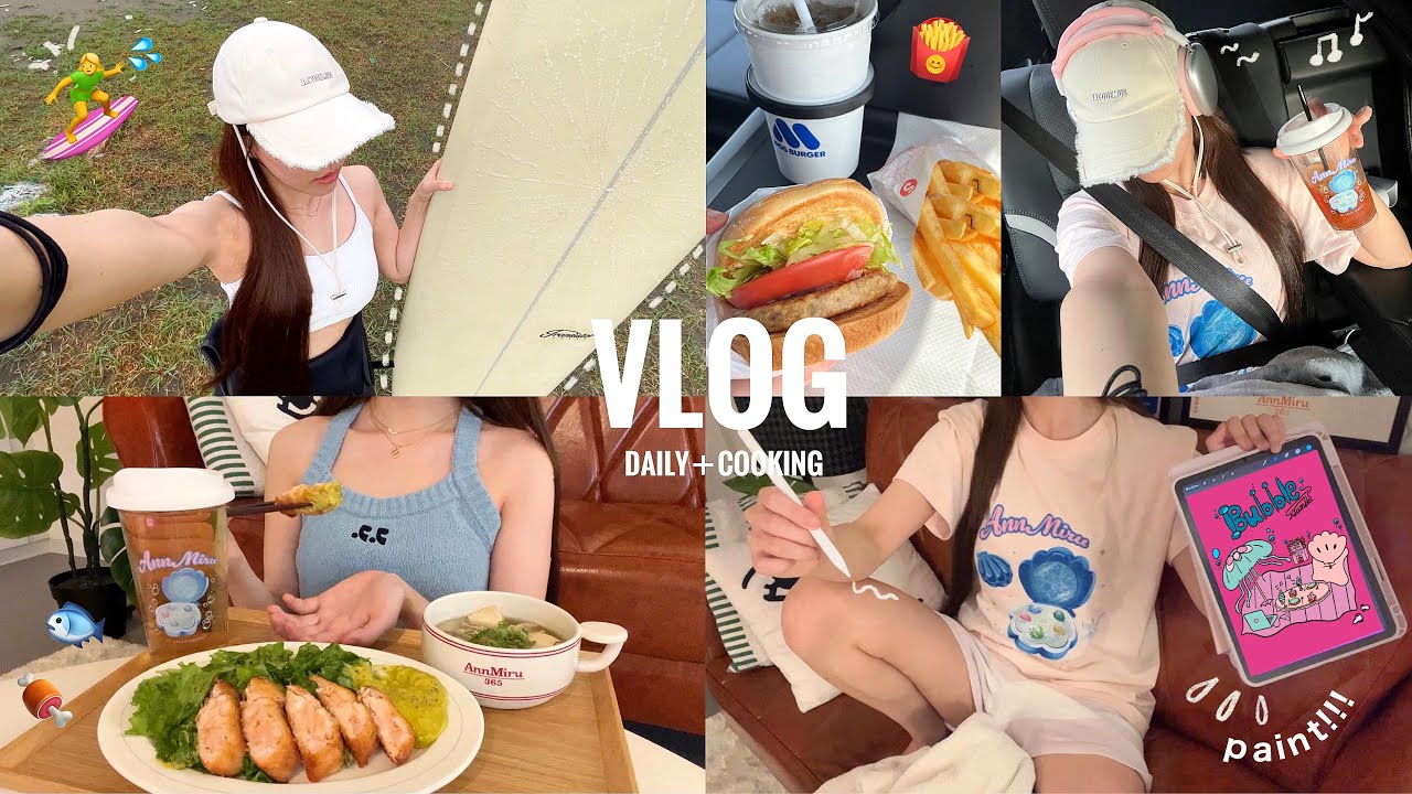 [VLOG] Я начал серфинг🏄23-летний патисье живет один в Японии🏡.