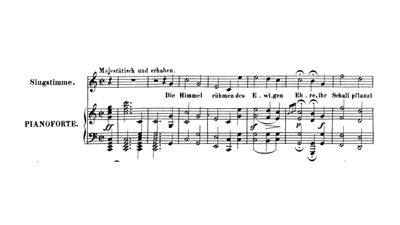Die Ehre Gottes aus der Natur - L.v.Beethoven (piano / KARAOKE, Accompaniment, Mr, 반주)
