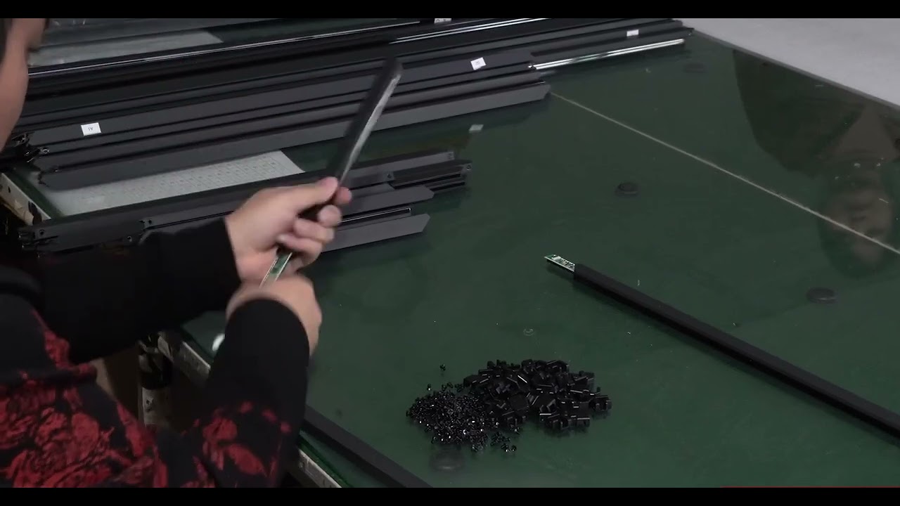 CJTOUCH The production process of infrared touch screen