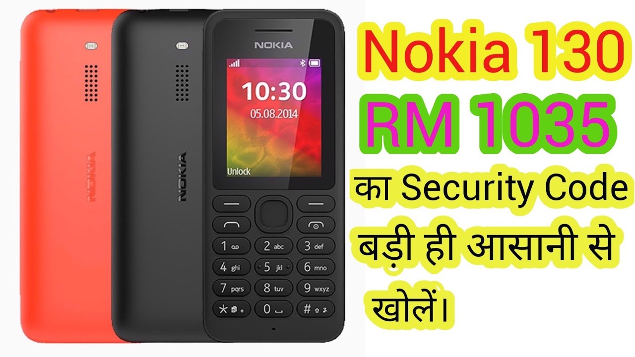 Nokia 130 RM1035 Security code unlock | Nokia 130 ka lock kaise tode | How to unlock Nokia 130 |