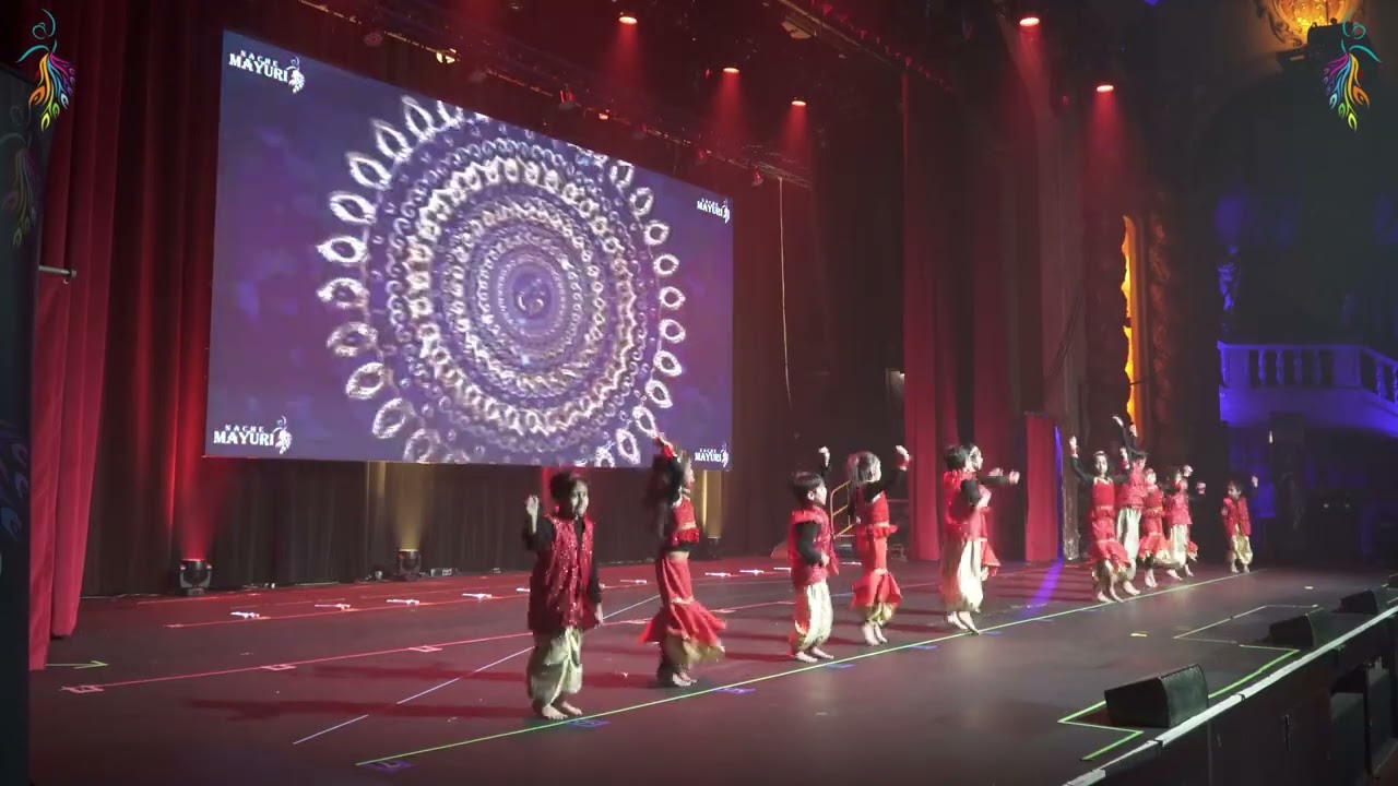 Festivals of India Theme Dance Performance –Nache Mayuri’s Golden Stars- Jalwa2023–3-7yrs.