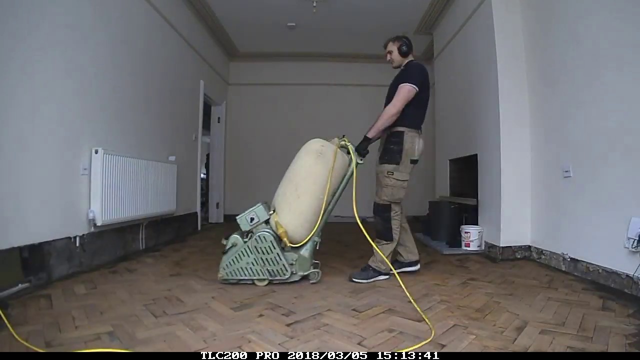 Reclaimed parquet floor installation time-lapse Passion Floors