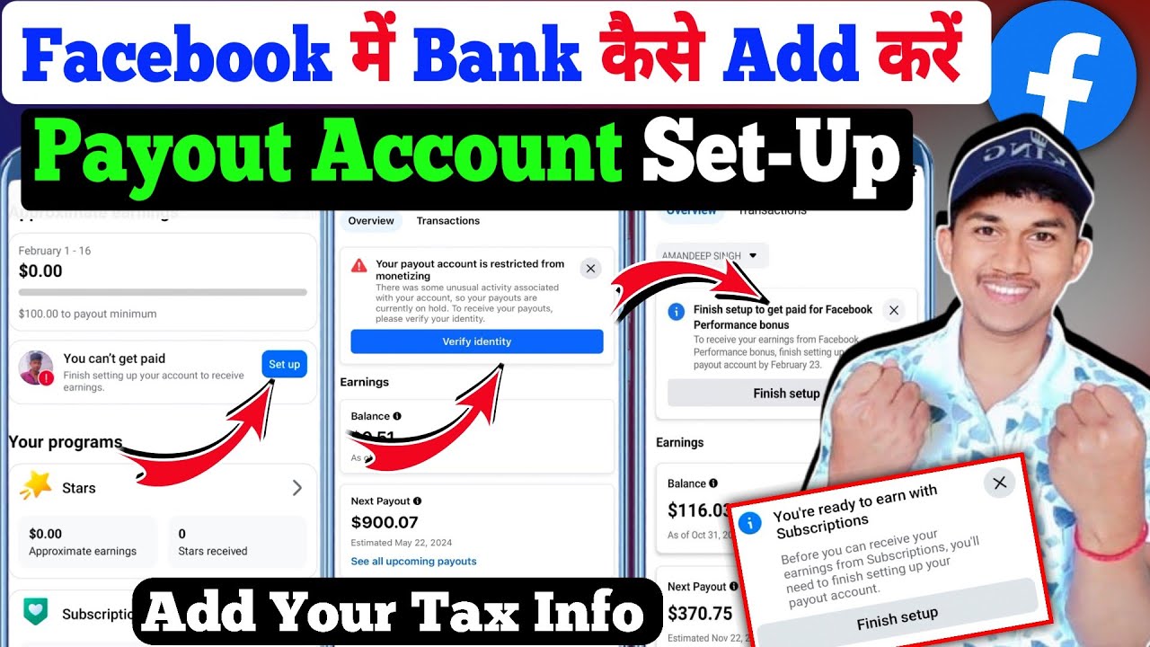 😱 You Can't Get Paid Facebook | Facebook tax information setup | Add your tax info to get paid