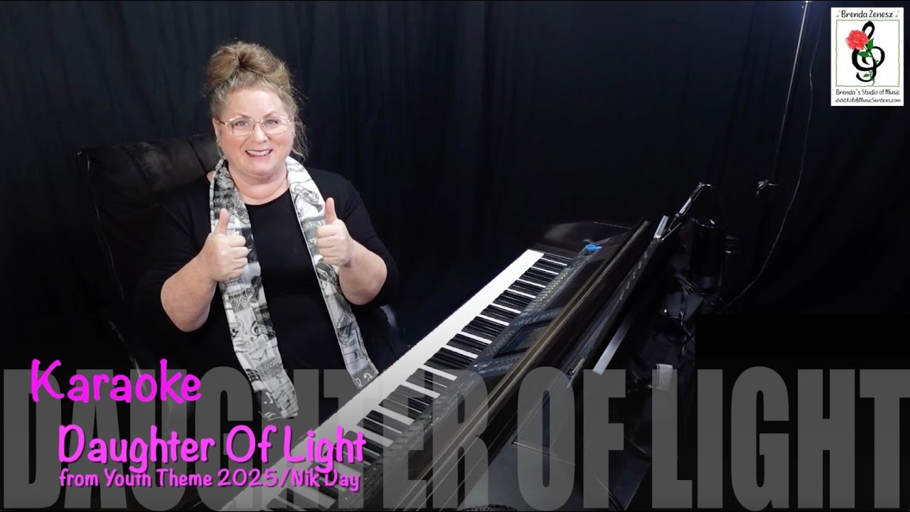Daughter Of Light (from the Youth Album 2025) - Nik Day - Piano Karaoke with Brenda