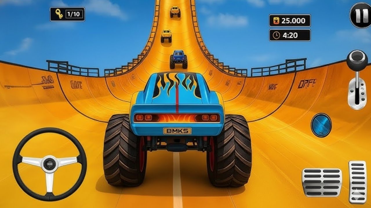 GT Car Racing Master 2025 | Mega Ramp Impossible Stunts 3D