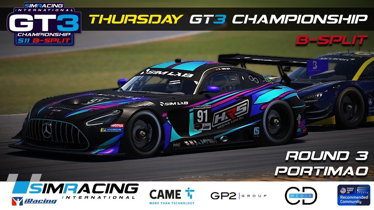 SPLIT-B | GT3 Round 3 | Portimão | SimRacing International Season 11 Championship