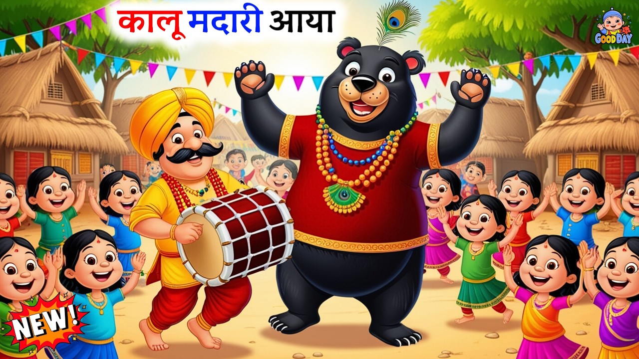 Kalu Madari | कालू मदारी | Hindi Rhymes For Kids | Baby Songs |  Good Day