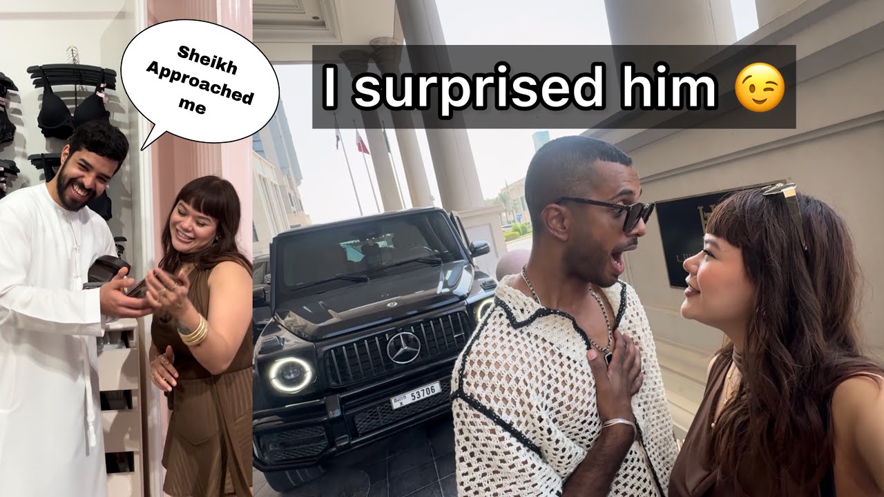 I Surprised Him With G-WAGON 😍 Sheikh Approached Me In Dubai Mall ( Dream Come True 🙈)