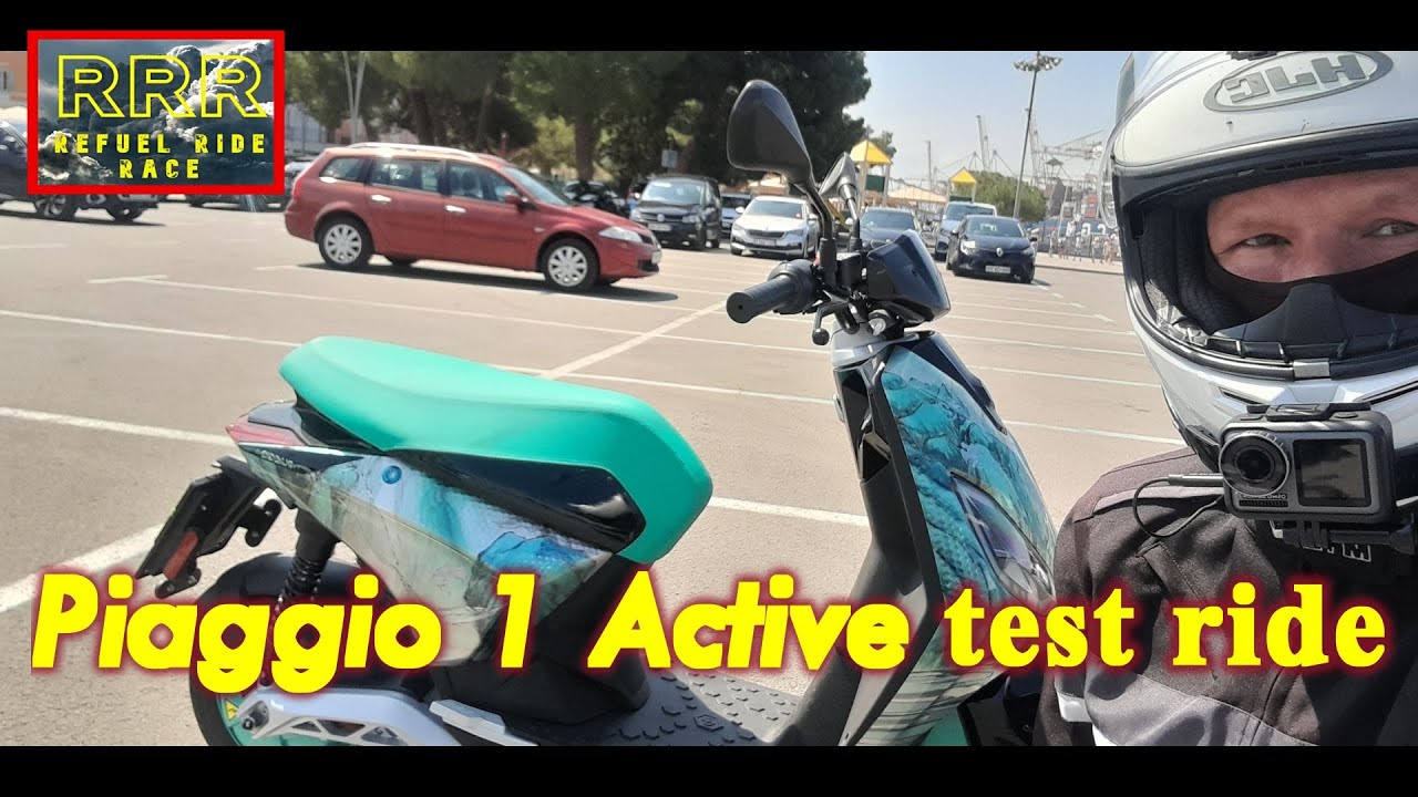 Piaggio 1 Active test ride