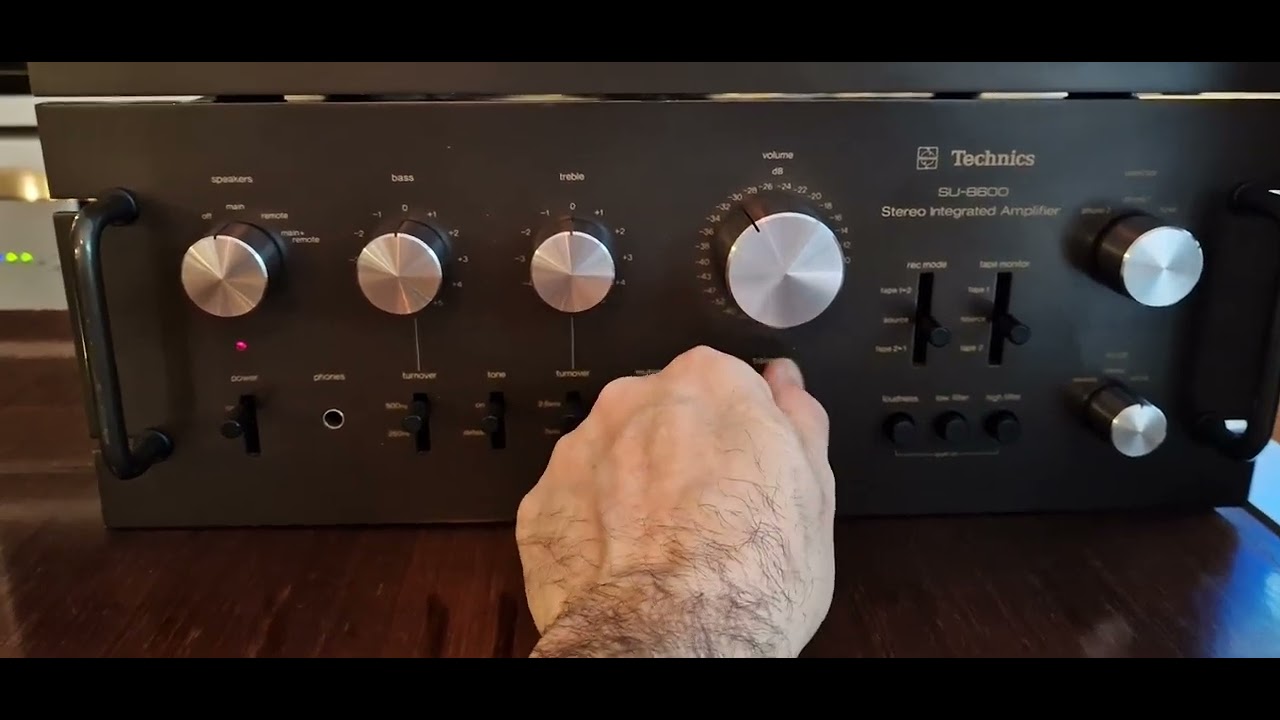 TECHNICS SU-8600 & TECHNICS ST-9600 high fidelity set from 1977' -test-