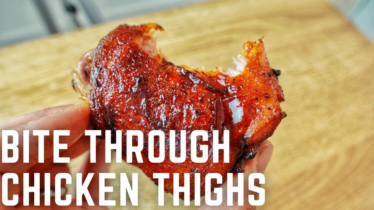Chicken Thighs On The PK Grill - Bite Through Skin EVERY TIME