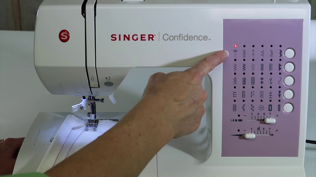 Singer Confidence 7463 10 Selecting Stitches & Settings