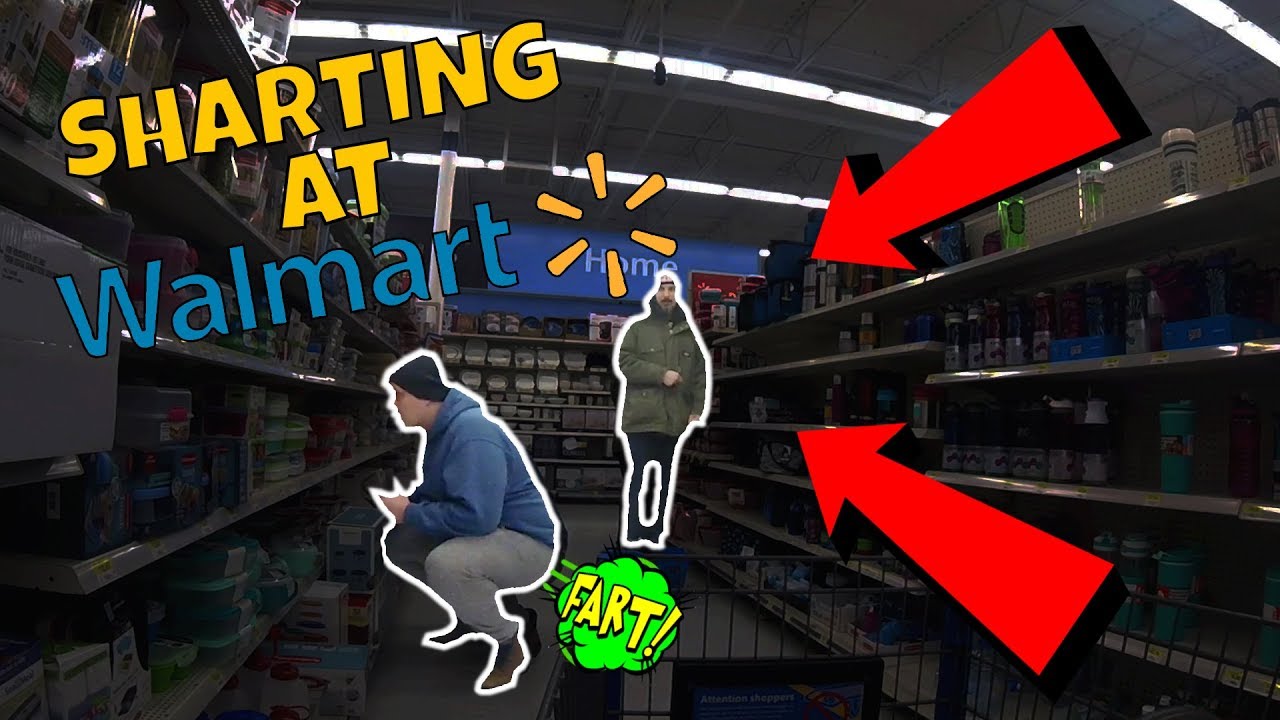 Funny Prank With The Sharter At Walmart