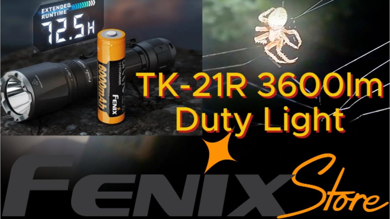 Fenix TK21R a 58000 Candela Duty Grade BEAST