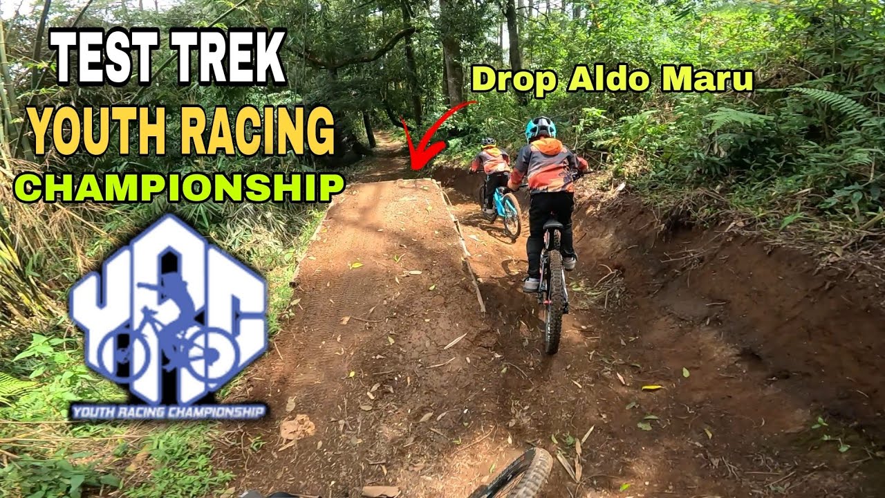 PERDANA RIDING MENGGUNAKAN SEPEDAH DH DI TREK CIKOLE | JALUR BARU PERSIAPAN RACE YOUTH RACE CHAMPION